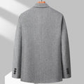 Men's Blazer – Wool Blend – Tailored Fit – Herringbone – Notch Lapel – 3 Buttons