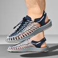 Unisex Sandals – Open Toe – Woven Upper – Adjustable Lacing – Rubber Sole