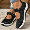Women's Sneakers - Breathable Mesh - Adjustable Strap - Comfortable Sole for Everyday