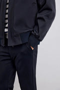 Men's Jacket – Relaxed Fit – Woven Cotton Blend – Button Closure – Classic Collar