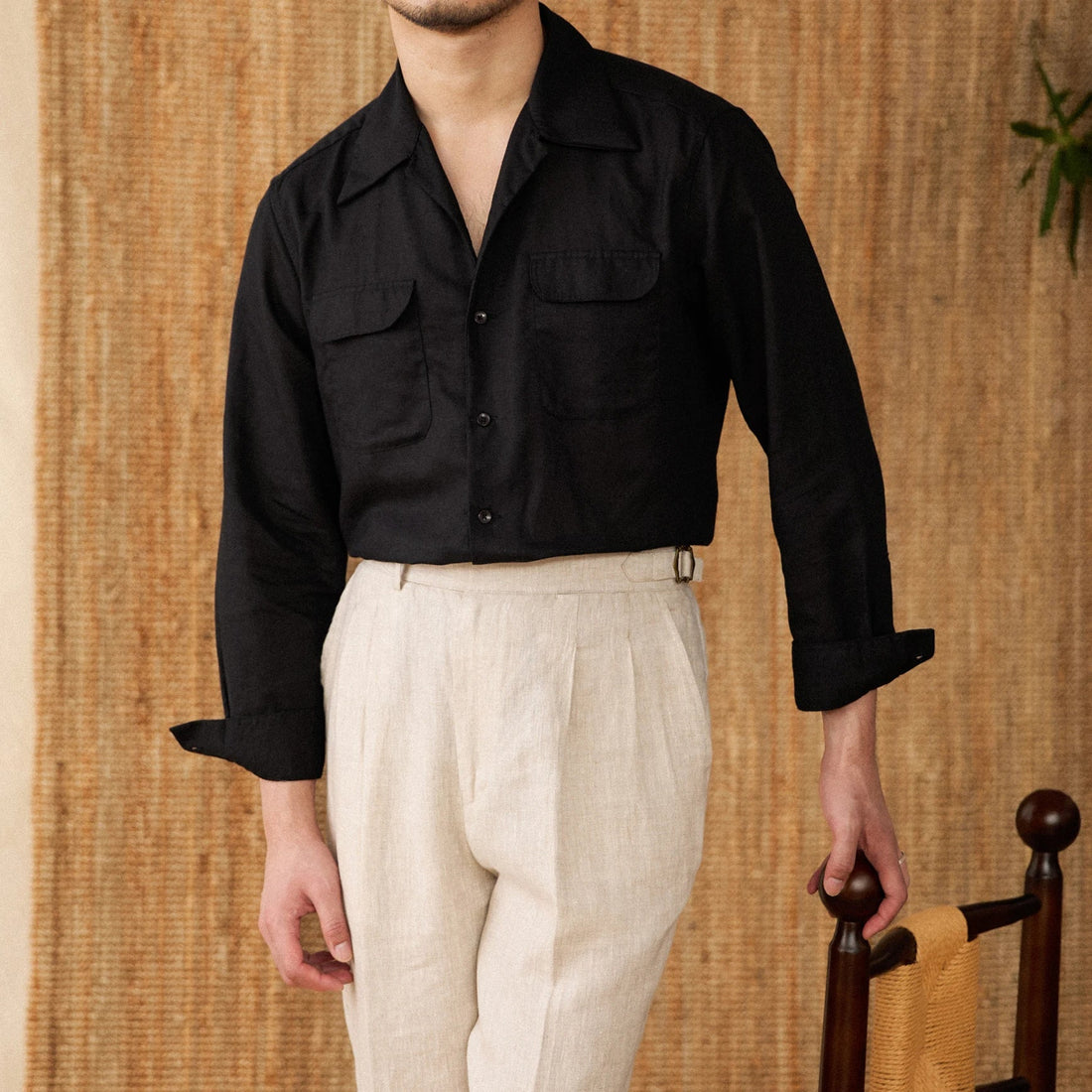 Linen Breathable Relaxed Fit Shirt