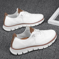 Men's Sneakers - Breathable Knit - Lightweight Rubber Sole - Lace-up Closure Comfort