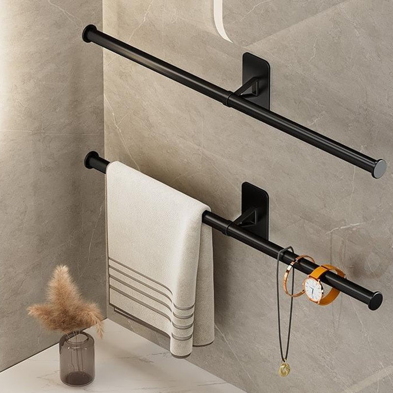 Minimalist Wall-Mounted Towel Bar