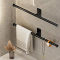 Minimalist Wall-Mounted Towel Bar