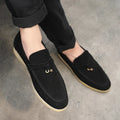 Men's Loafers – Suede – Slip-on Design – Rubber Sole – Minimalist Smart-Casual
