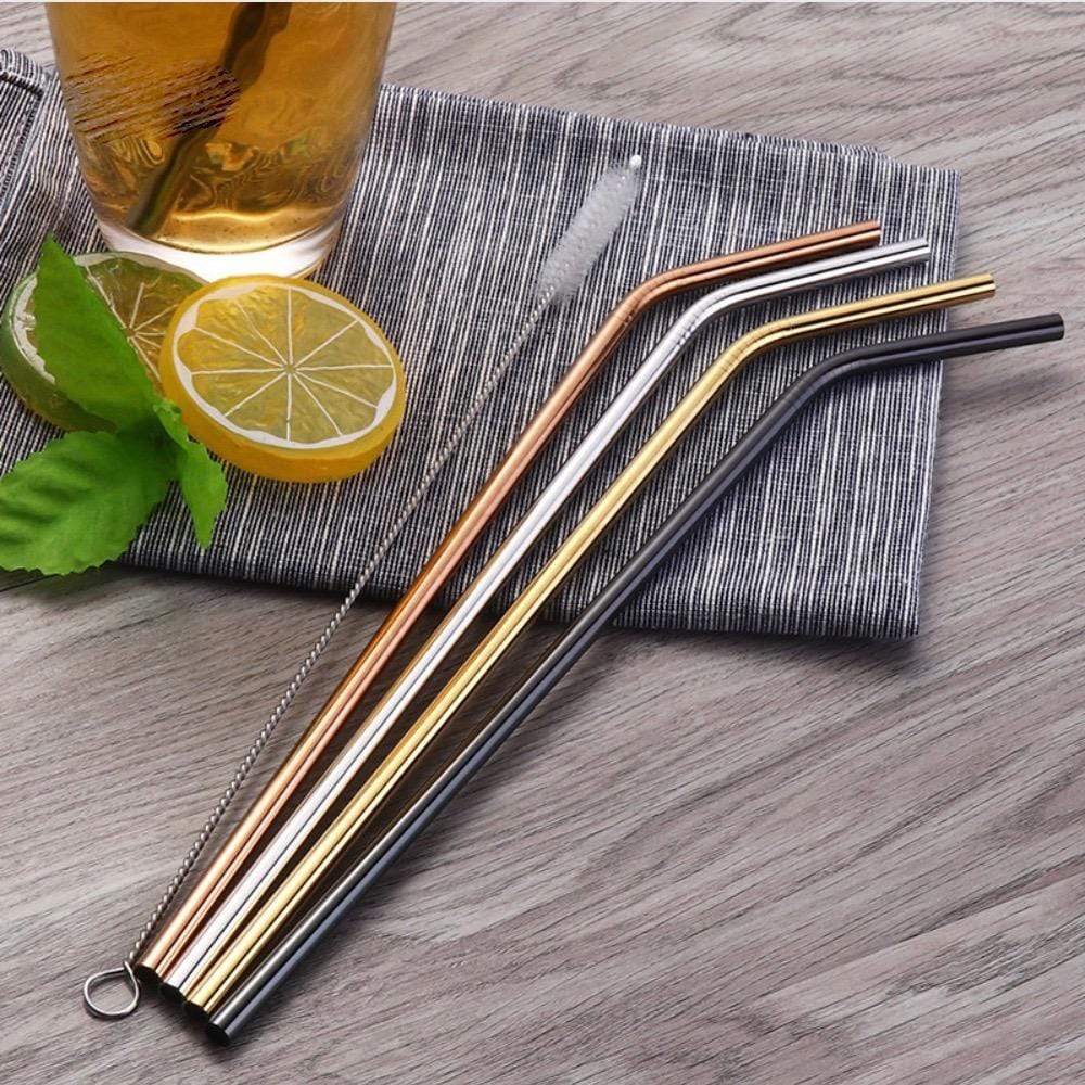 Stainless Steel Bent Reusable Straw