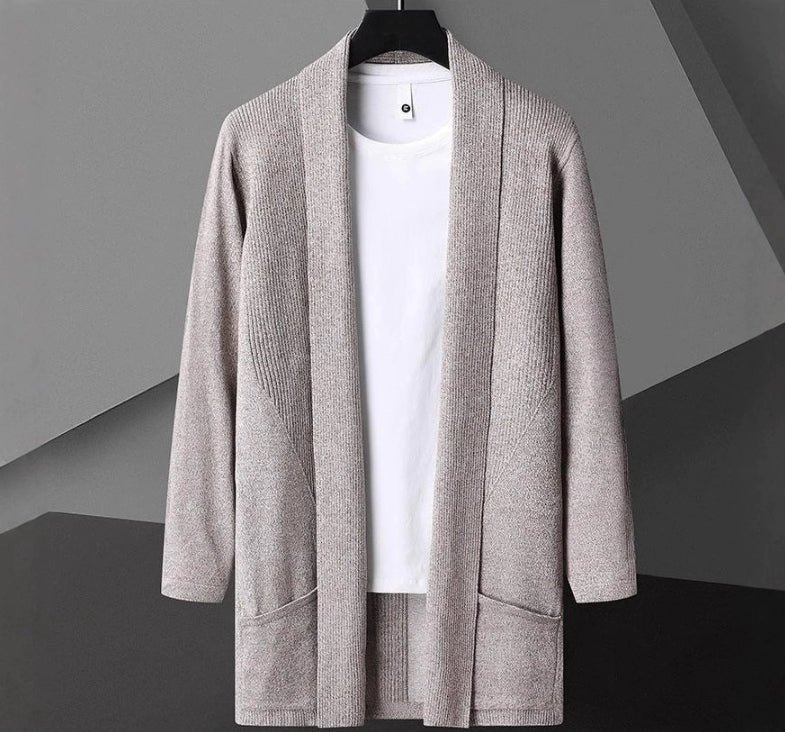 Slim Fit Knit Cardigan Sweater