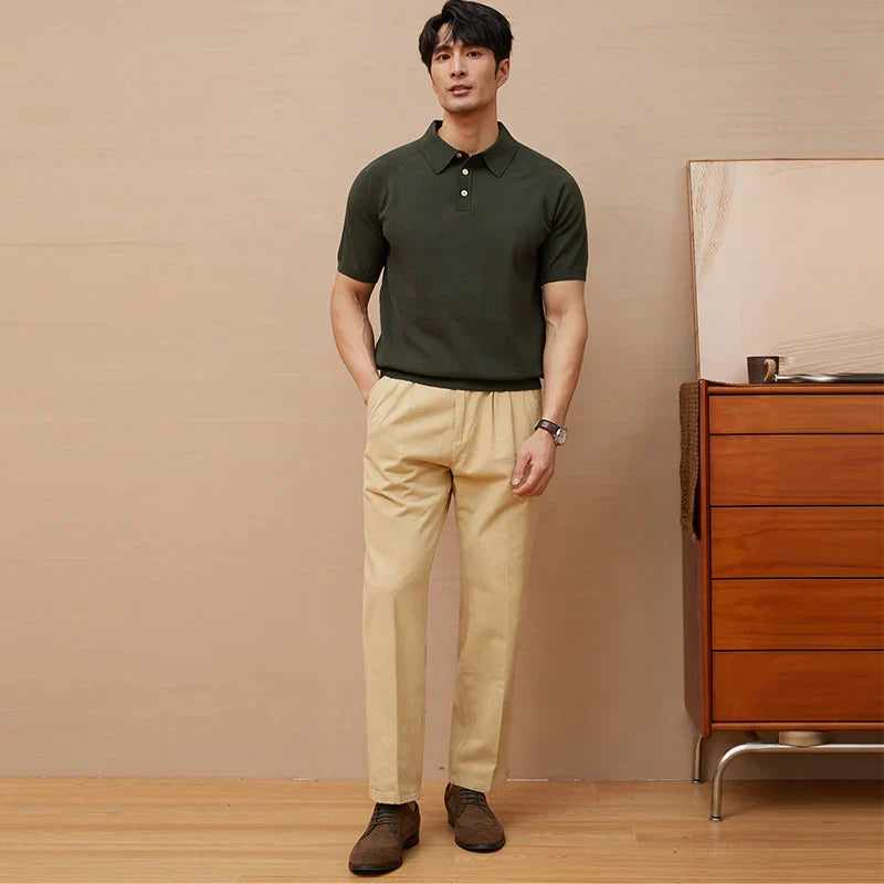 Soft Cotton Tailored Fit Polo Shirt