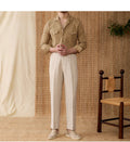 Men's Shirt with Collar – Classic Fit – Long Sleeve – Breathable Cotton Blend