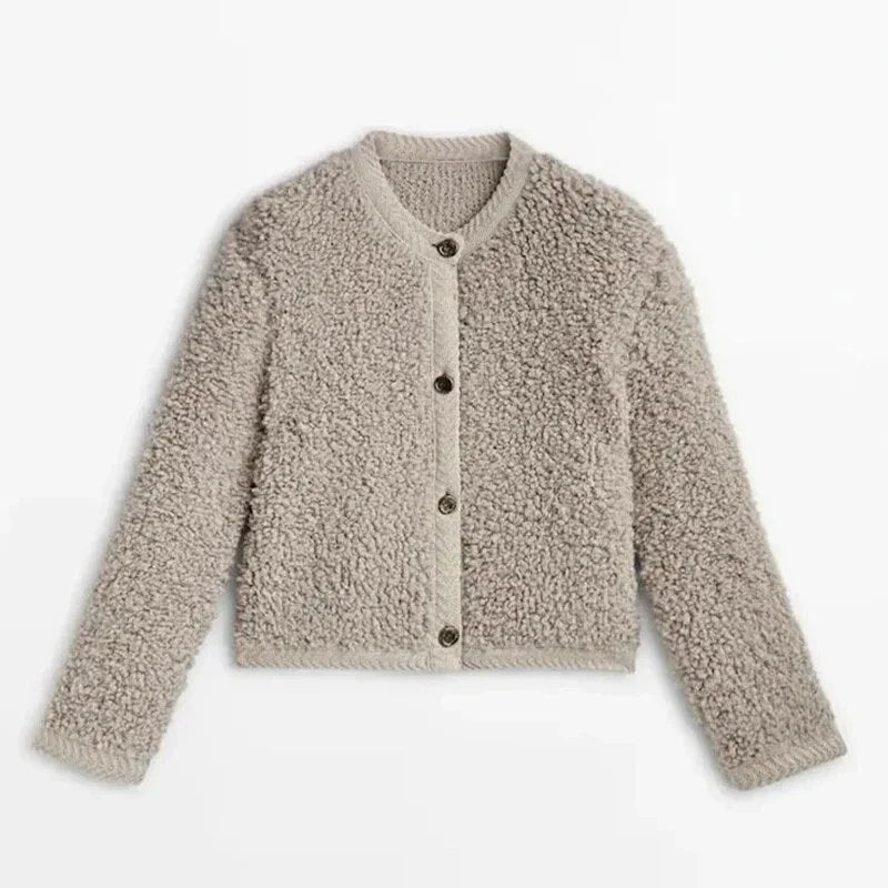 Plush Oversized Fit Teddy Coat