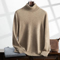 Men's Turtleneck Sweater – Cashmere – Relaxed Fit – Ribbed Edges – Soft Knit