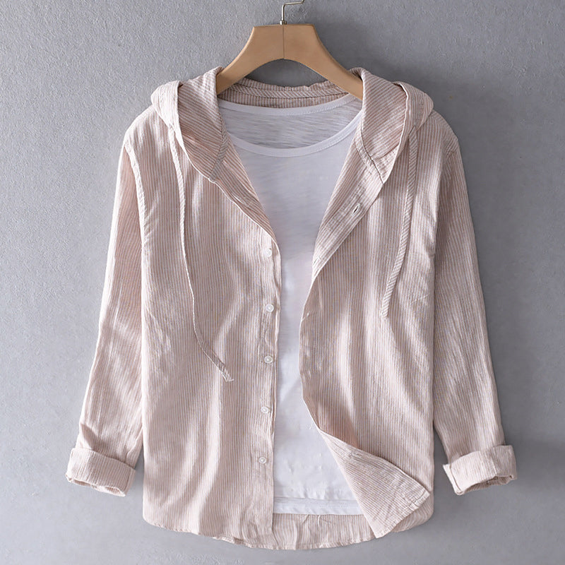 Lightweight Hooded Relaxed Fit Shirt