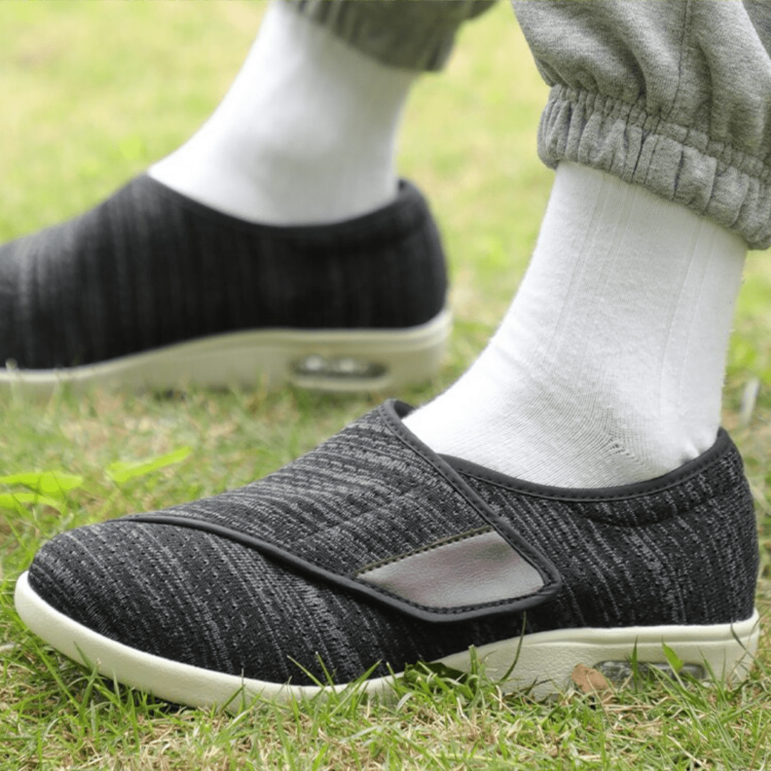 Unisex Slip-on Sko - Åndbart Mesh - Stødabsorberende Sål - Komfort til Hverdag