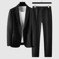 Men's Suit – Tailored Blazer and Slim Fit Trousers – Notch Lapel – Formal Look