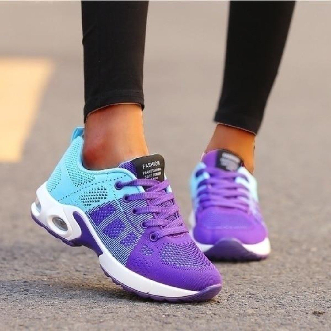 Breathable Shock-Absorbing Comfort Fit Sneakers