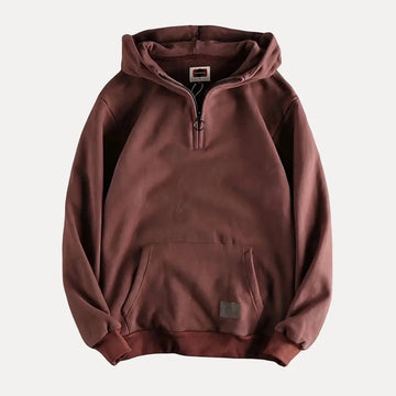 Jack Fleece Half-Zip Hoodie | Relaxed Fit Hooded Hoodie