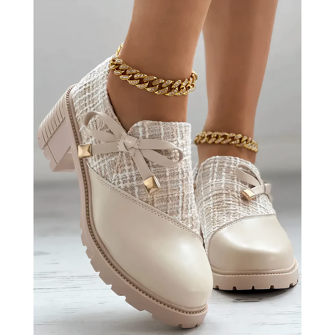 Chunky Heel Durable Sole Boots
