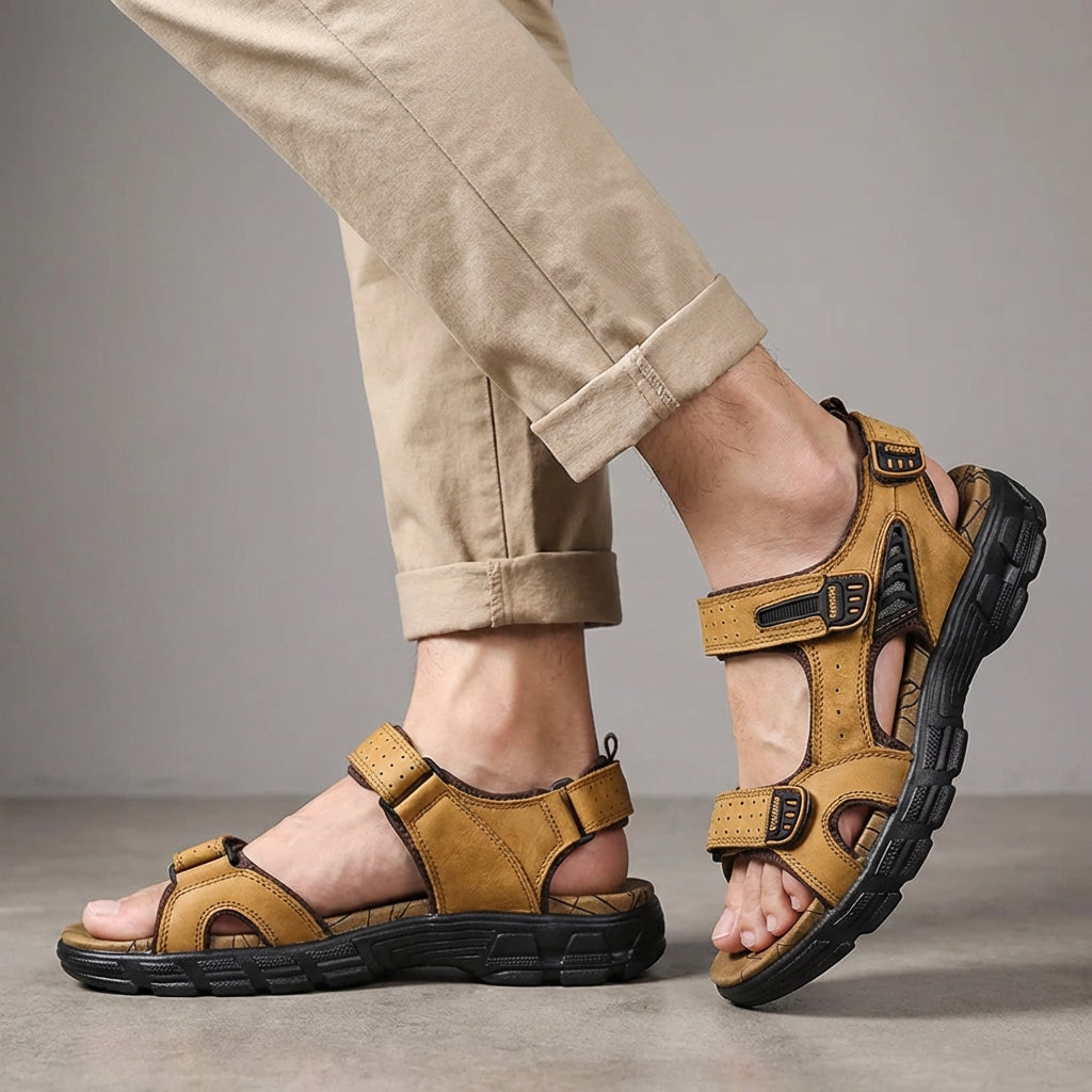 Orthopedic Textured Strap Sandals for Summer Adventures and Coastal Exploration