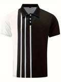 Men's Polo Shirt - Classic Collar - Short Sleeves - Breathable Lightweight Design