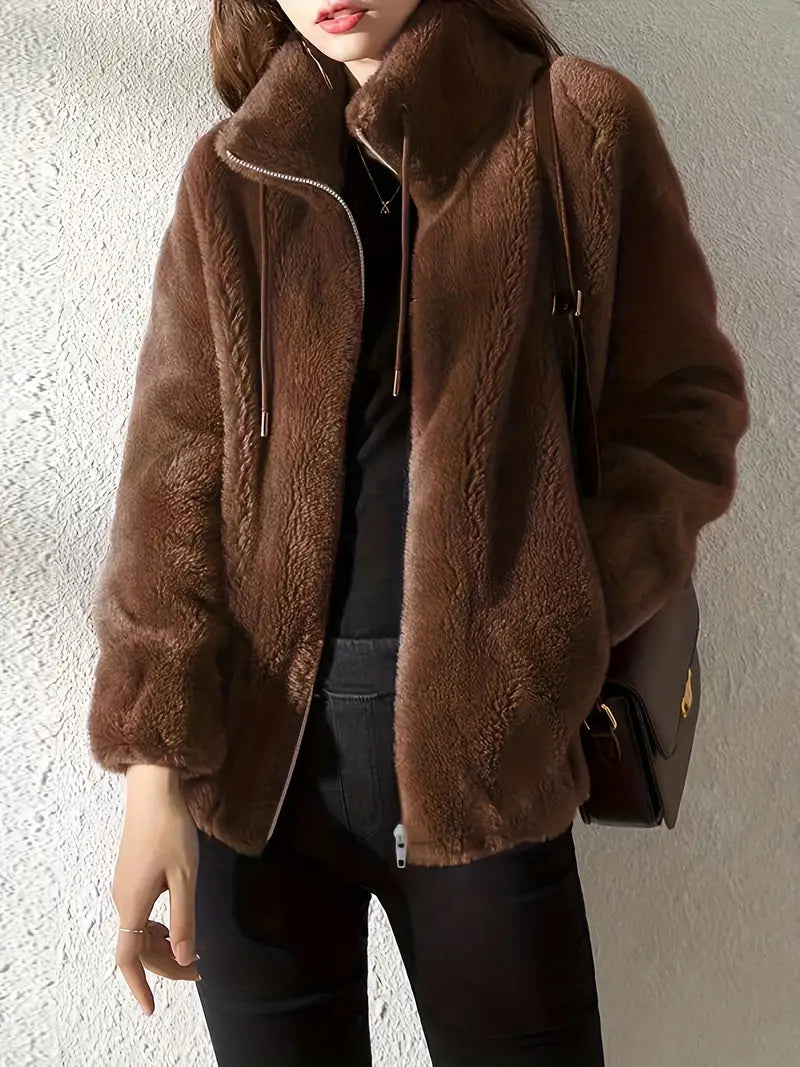 Plush Fleece Oversized Teddy Coat