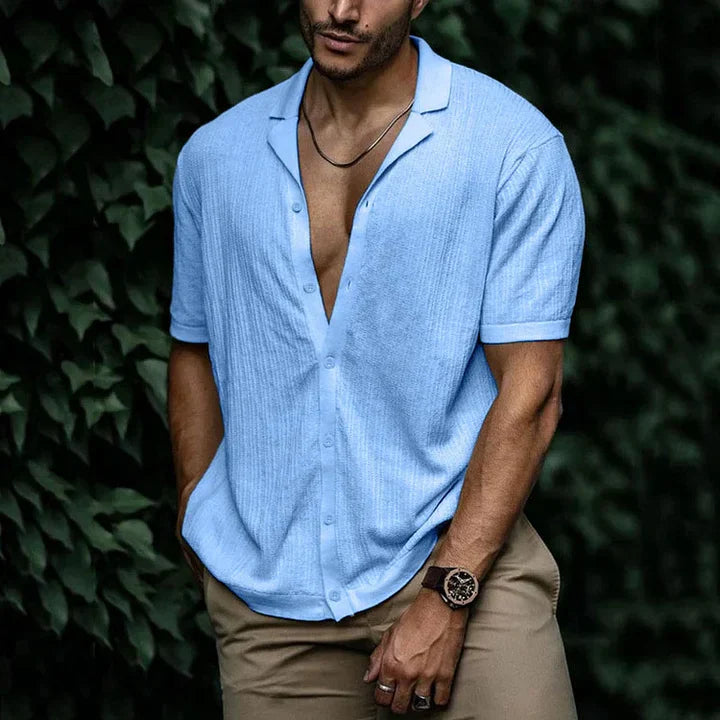 Light Breathable Short Sleeved Relaxed Fit Shirt