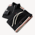 Men's Training Set – Relaxed Fit – High Collar Zip Jacket – Adjustable Waist
