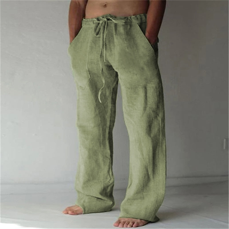 Linen Breathable Loose Fit Pants