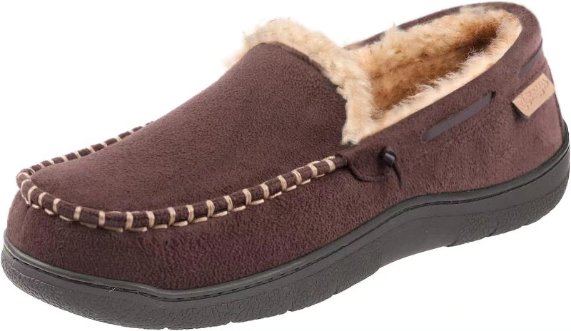  Plush Faux Fur Lining - Cushioned Comfort Sole Moccasin 