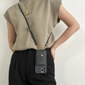 Leather Card Pocket Crossbody Phone Case