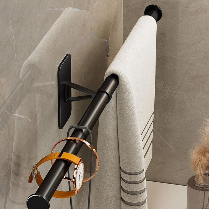 Minimalist Wall-Mounted Towel Bar