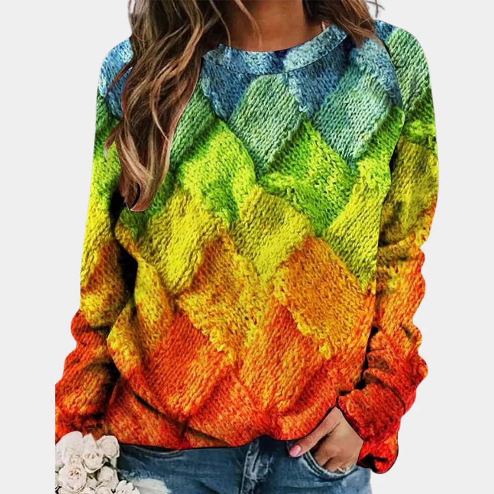 Chunky Cable Knit Wool Sweater