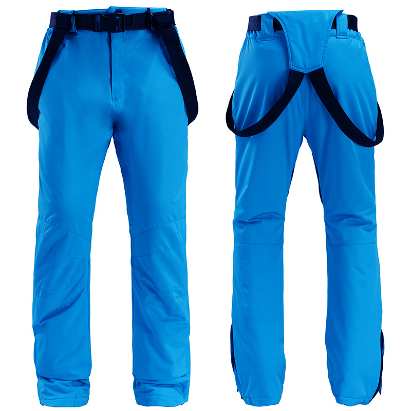 Water-Resistant Adjustable Suspenders Bib Ski Pants