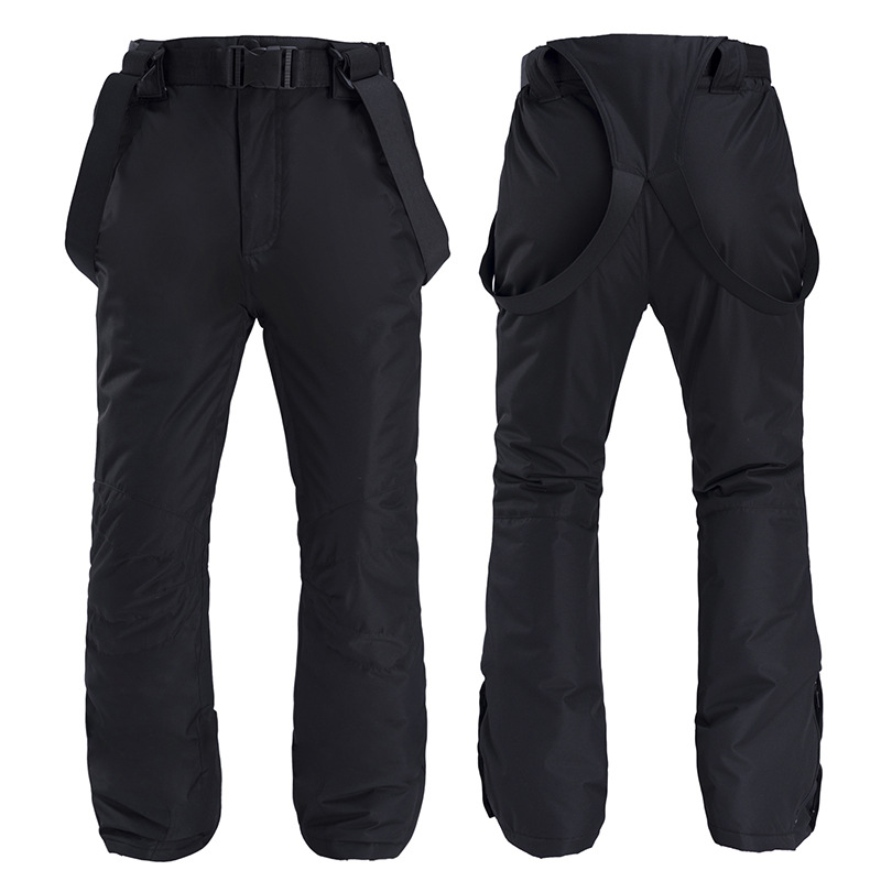 Water-Resistant Adjustable Suspenders Bib Ski Pants