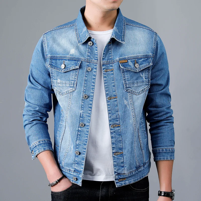 Distressed Vintage Regular Fit Denim Jacket