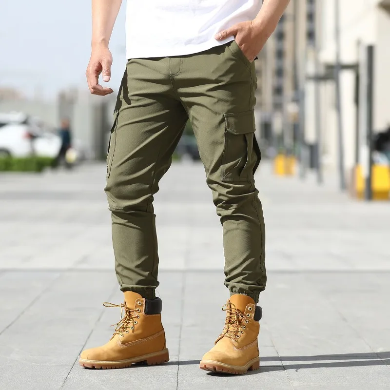 Stretch Woven Slim Fit Jogger Pants