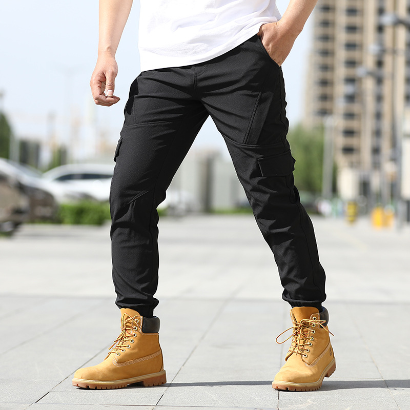 Stretch Woven Slim Fit Jogger Pants