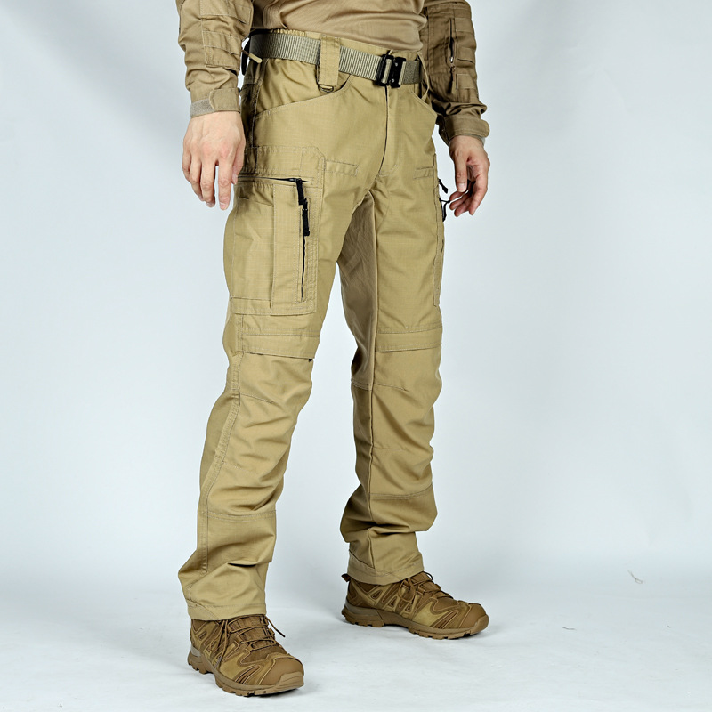 Ripstop Reinforced Slim-Straight Cargo Pants