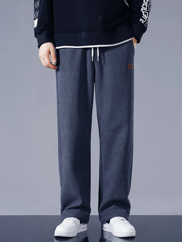 Fleece Lined Corduroy Loose Fit Jogger Pants