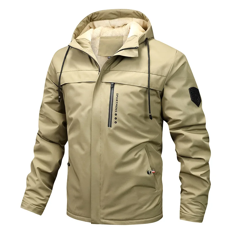 Windproof Water-Resistant Fleece-Lined Jacket