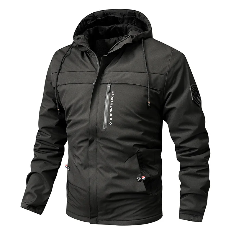 Windproof Water-Resistant Fleece-Lined Jacket