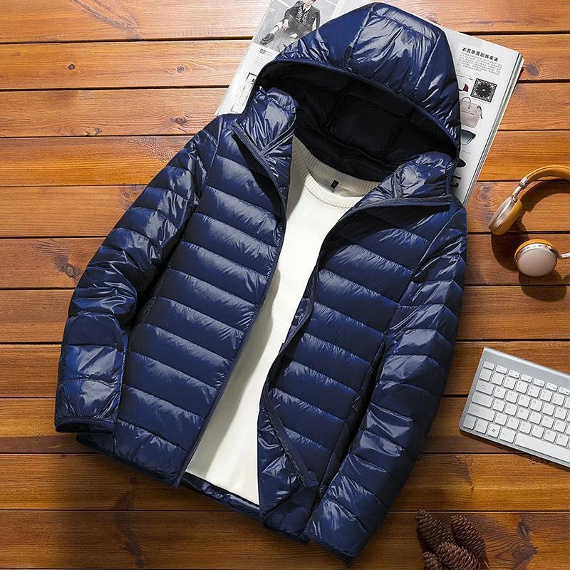 Weather-Resistant Lightweight Slim Fit Puffer Jacket