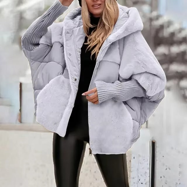Oversized Quilted Hooded Puffer Jacket