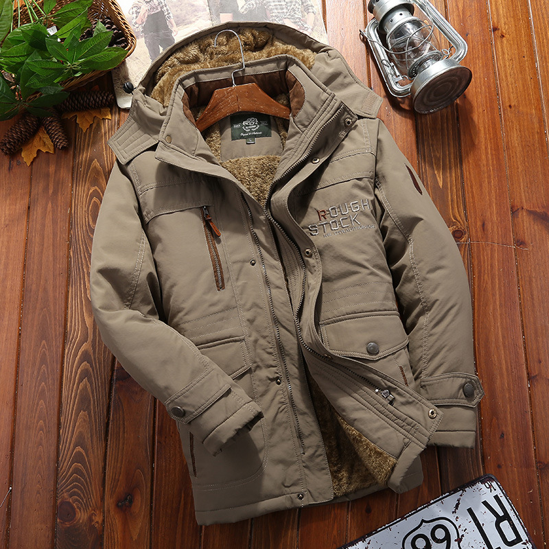 Plush Lined Hooded Loose Fit Coat