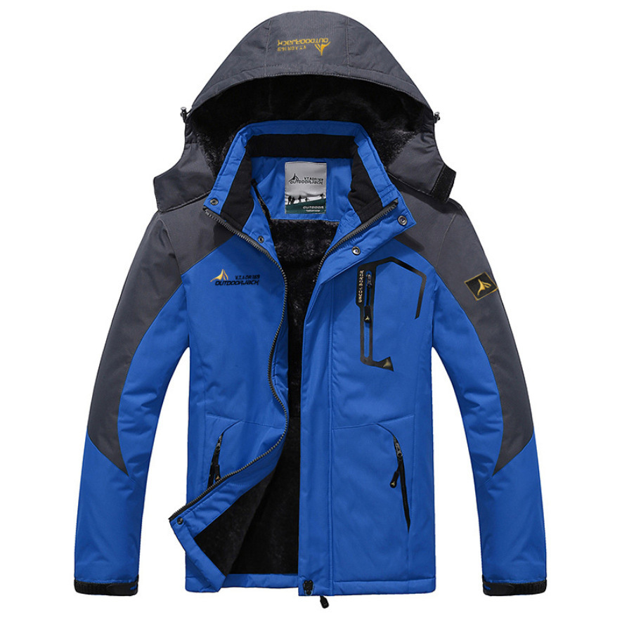 Windproof Faux Fur Lined Parka Jacket