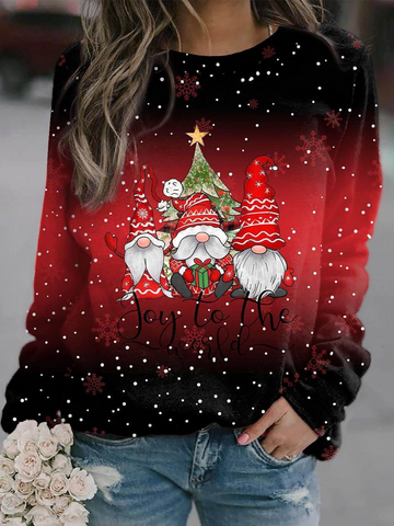 Loose Fit Graphic Print Sweatshirt