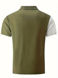 Men's Polo Shirt - Classic Collar - Short Sleeves - Breathable Lightweight Design