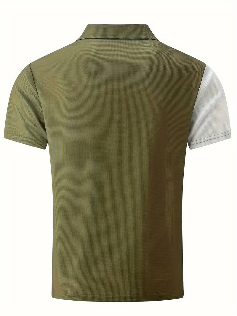 Men's Polo Shirt - Classic Collar - Short Sleeves - Breathable Lightweight Design