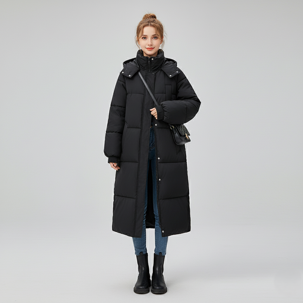 Oversized Insulated Puffer Trench Coat