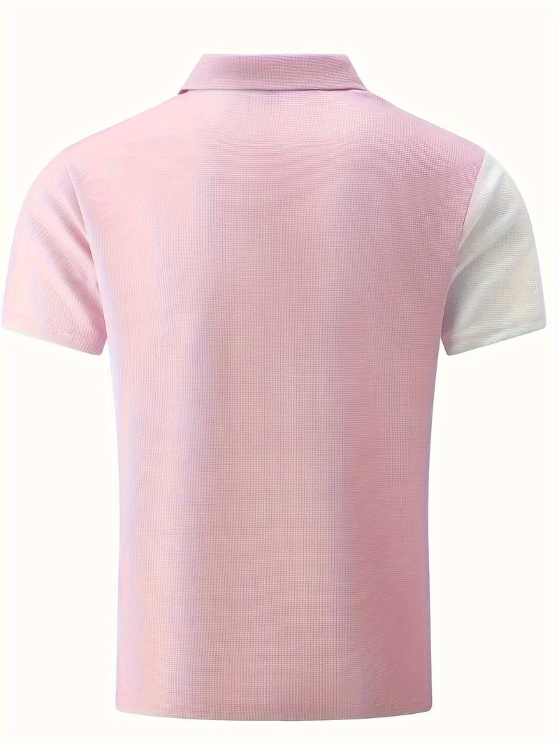 Men's Polo Shirt - Classic Collar - Short Sleeves - Breathable Lightweight Design