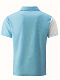 Men's Polo Shirt - Classic Collar - Short Sleeves - Breathable Lightweight Design